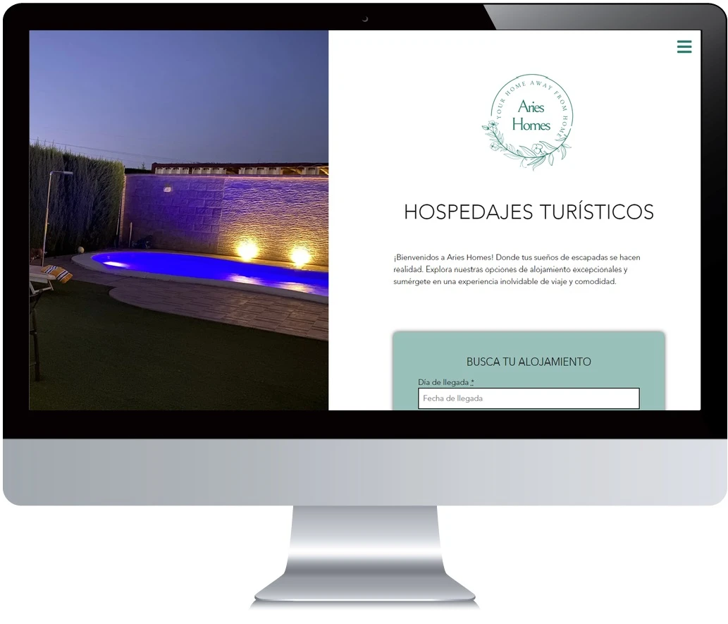 diseño web para empresa del sector inmobiliario